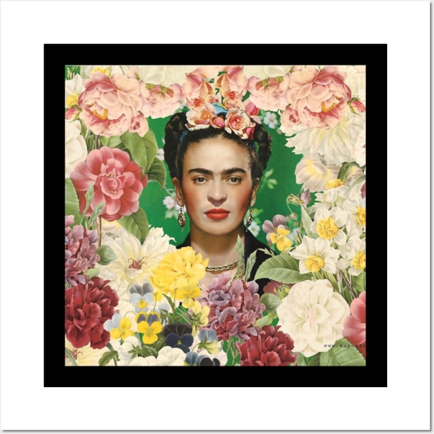 Frida Kahlo Biography Wall Art by Maja Wronska